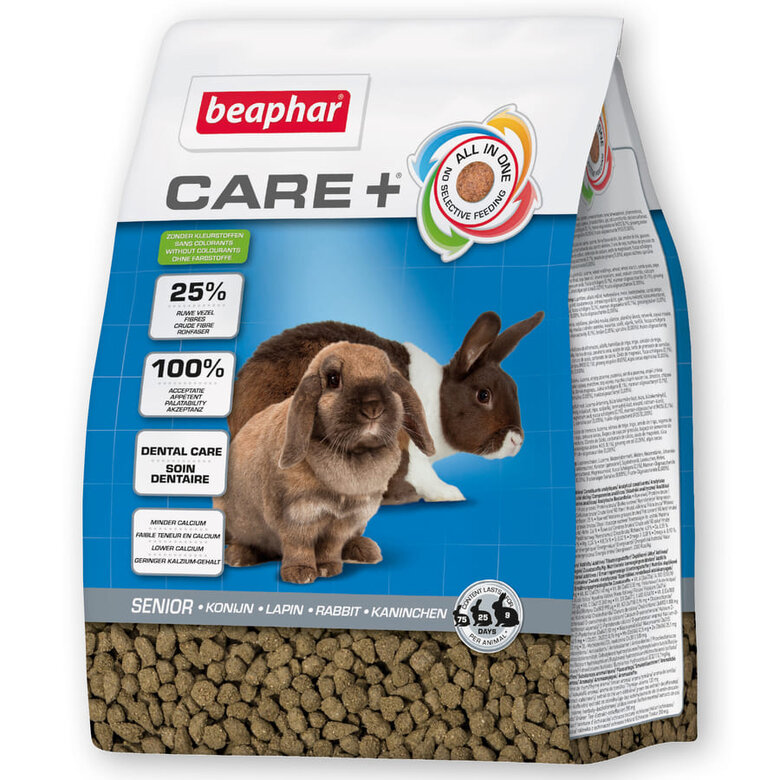 Ração Beaphar Care+ para coelhos idosos
