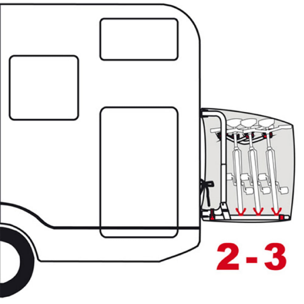 Housse Bike Cover S FIAMMA 2 à 3 vélos