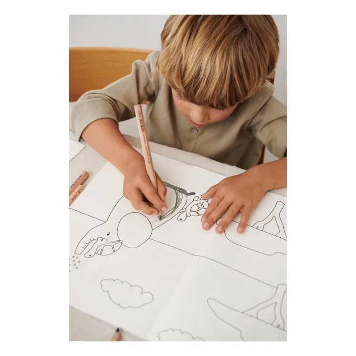 Liewood Carnet de coloriage Odell | Sea creature/All together mix