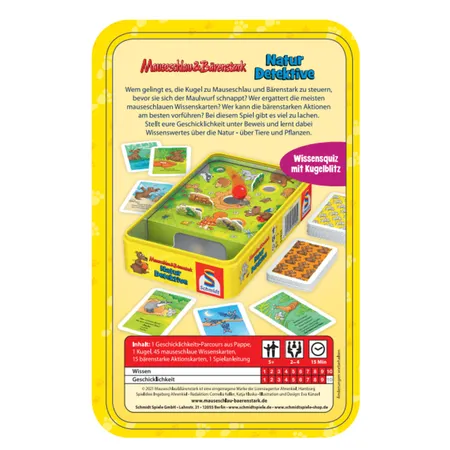 Schmidt Spiele Mauseschlau & Bärenstark, Naturdetektive