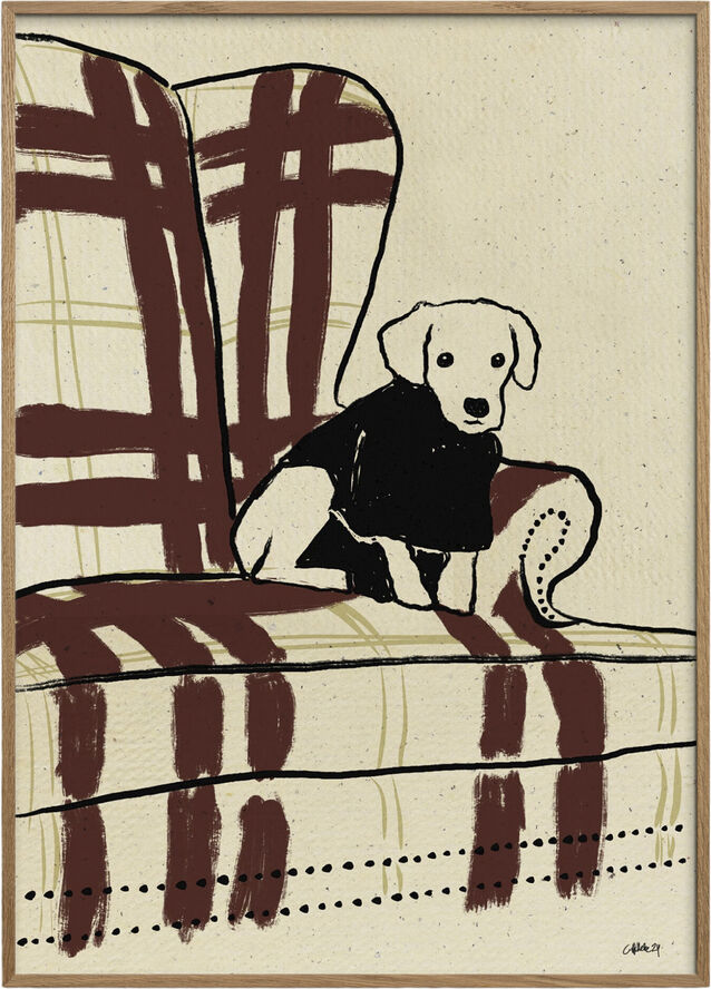 Poster & Frame Form Faktory - RL Dog Flerfarvet