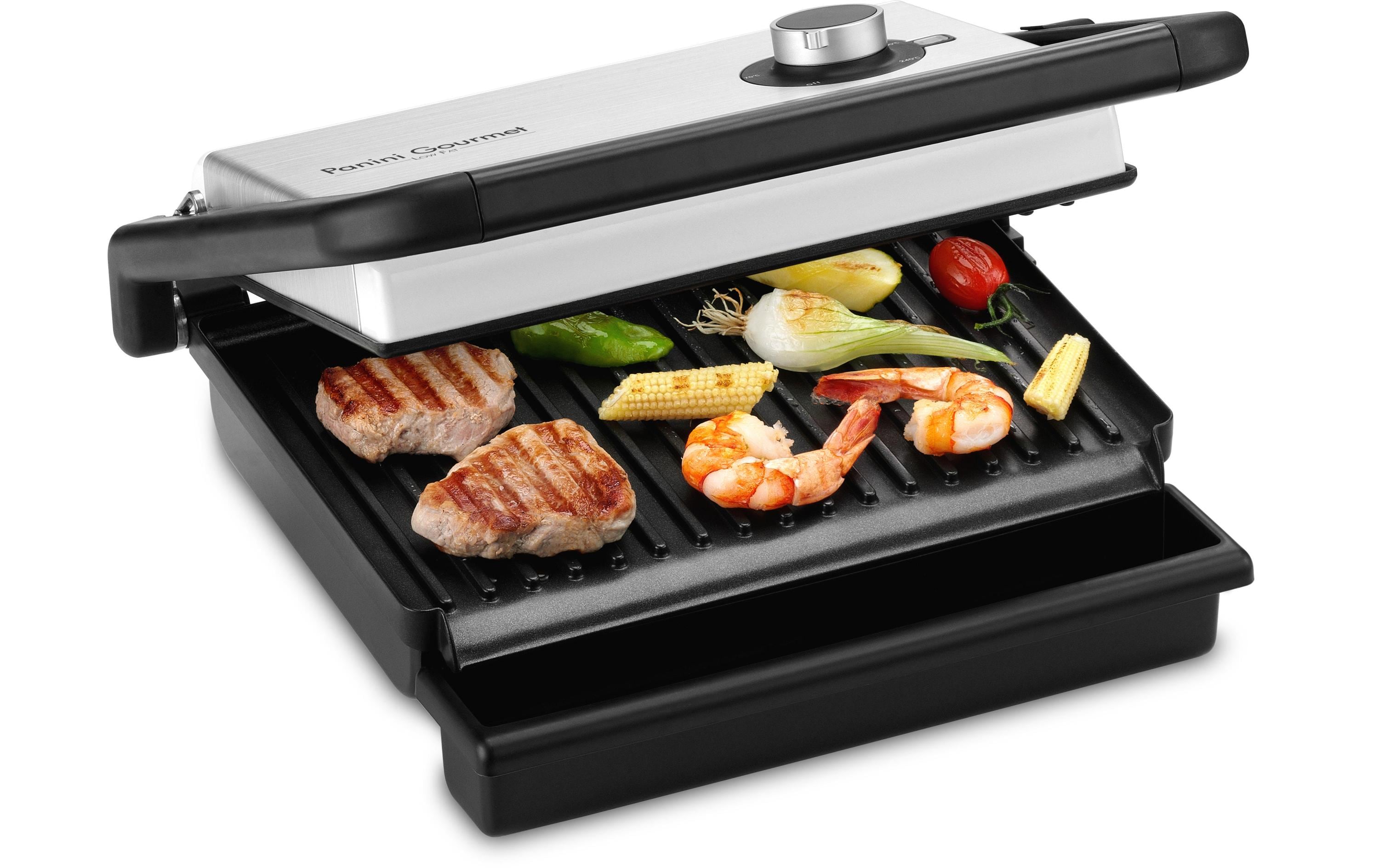 Panini-Grill Gourmet 1200 WPanini-Grill Gourmet, Silber