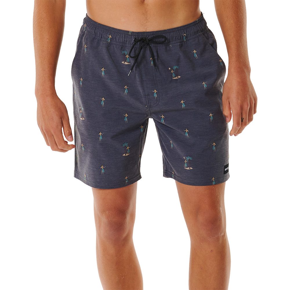 Rip Curl Hula Breach Volley Badeshorts Herren schwarz
