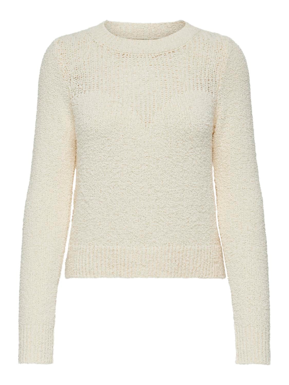 ONLEMIRA Strickpullover Ecru