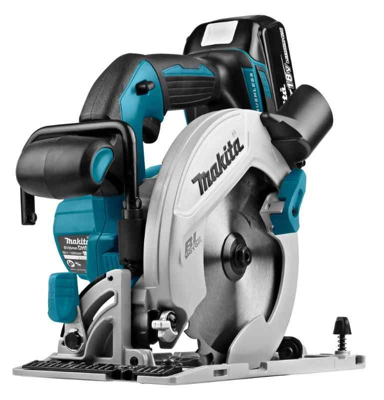 Makita DHS680RTJ 18V Li-ion accu cirkelzaag set (2x5.0Ah) in Mbox -165mm - koolborstelloos