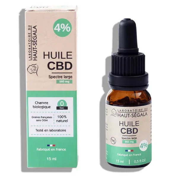 Óleo CBD Haut-Ségala 4% Espectro Amplo 15ml