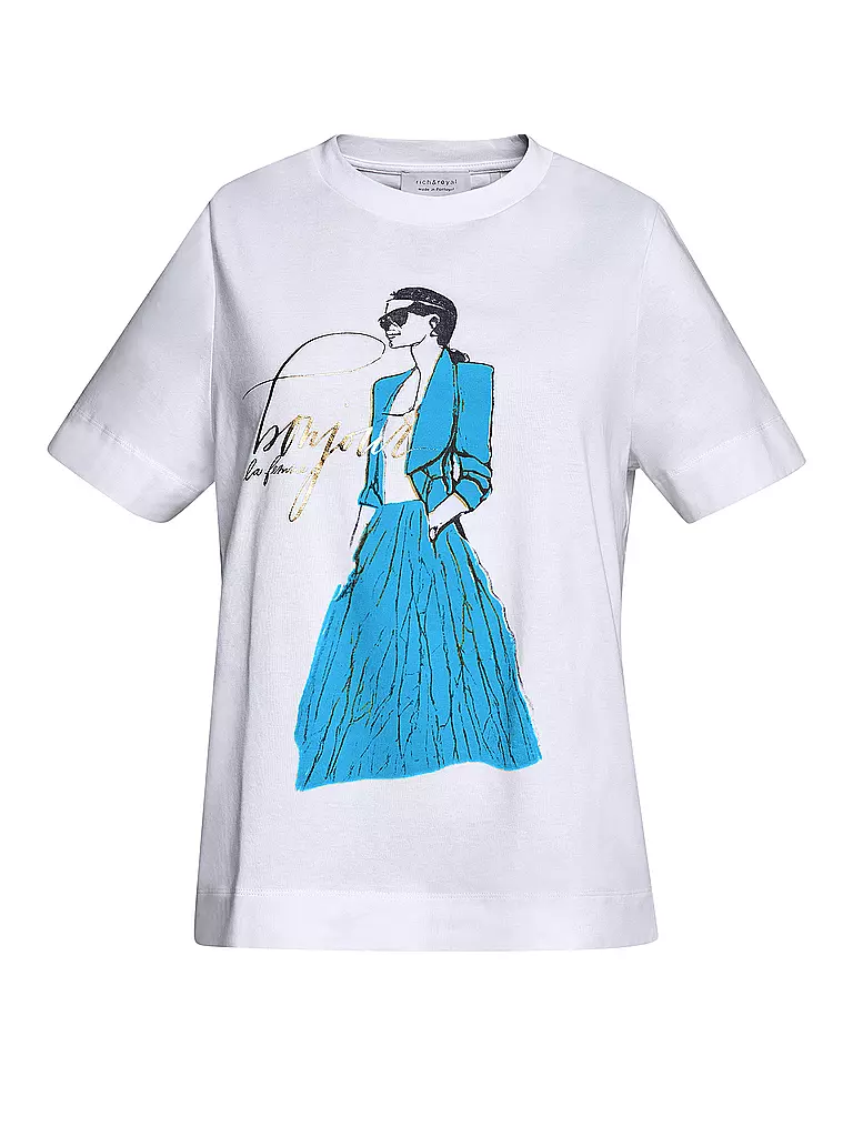 RICH & ROYAL T-Shirt  weiss