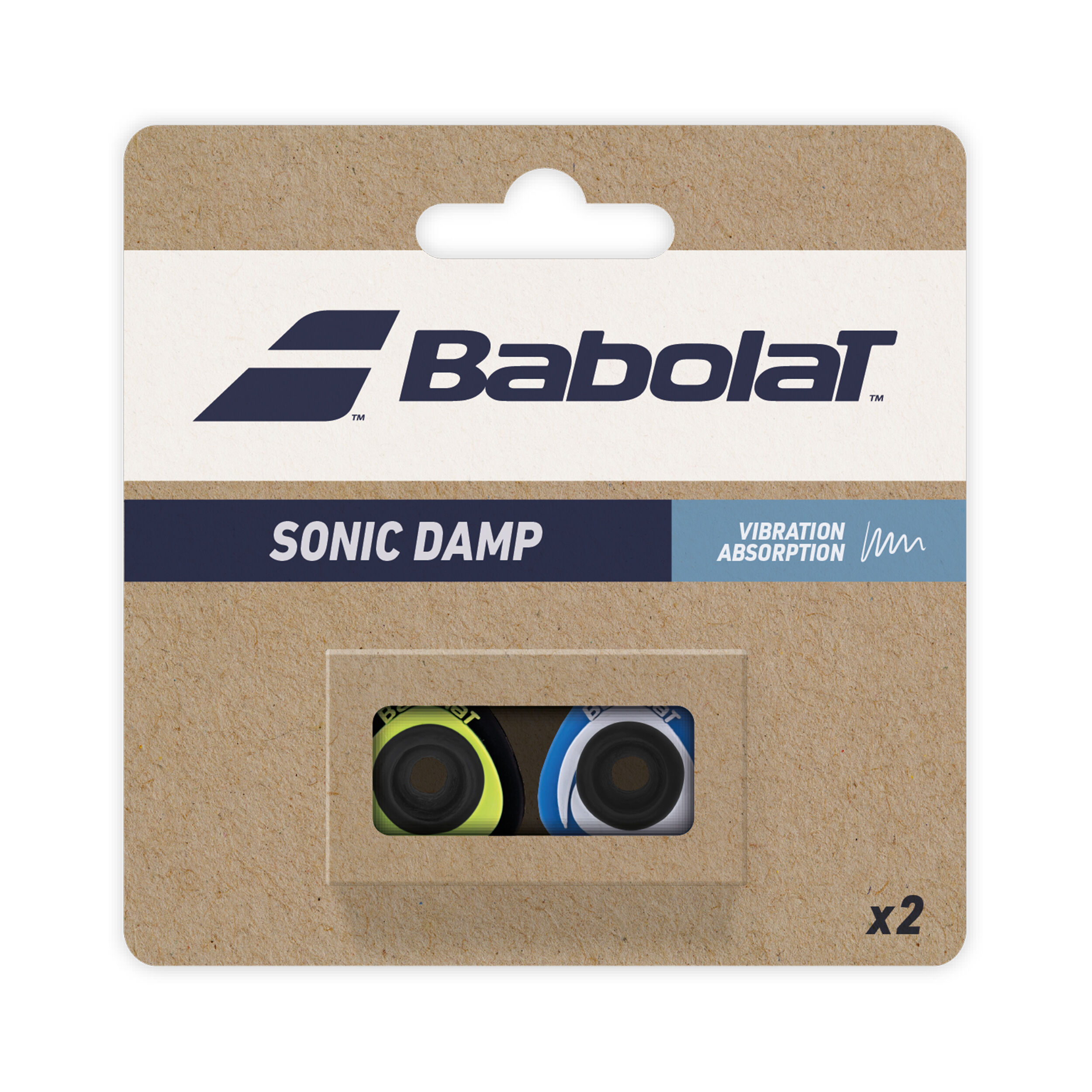 Babolat Sonic Damp Antivibrateur Pack De 2 Unités - Jaune , Jaune