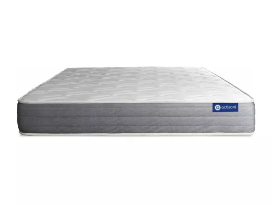 ACTISOM Matelas Latex et mémoire de forme 200x200 cm 5zones de confort