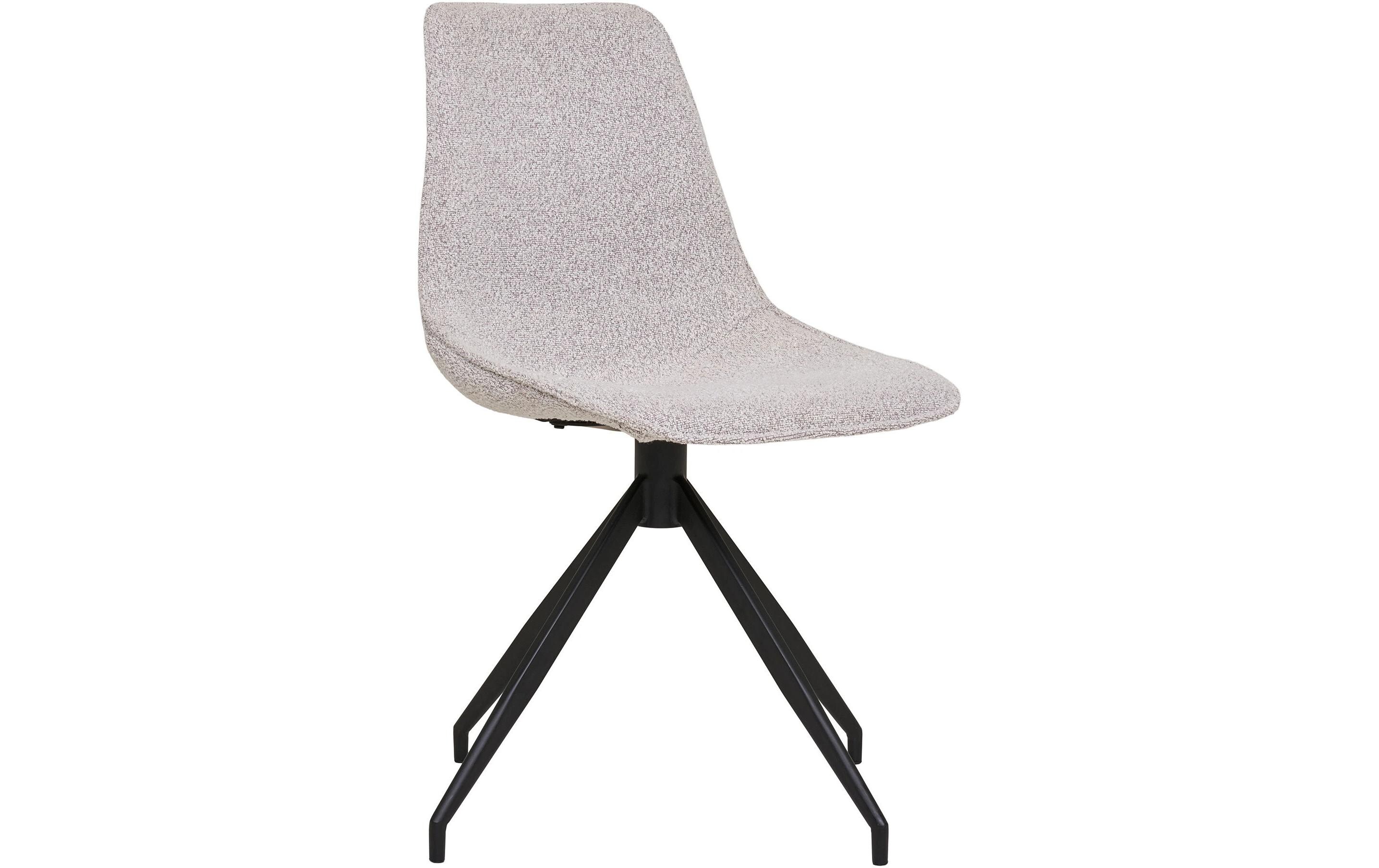 Stuhl Monaco 48 x 56 x 86, Schwarz/Weiss, 2 Stück<br>Esszimmerstuhl mit Drehgelenk