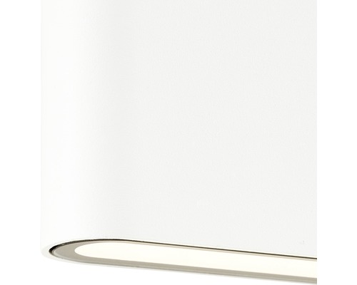 LED buitenwandlamp 14W 1300 lm 3000 KH 17,5 cm wit