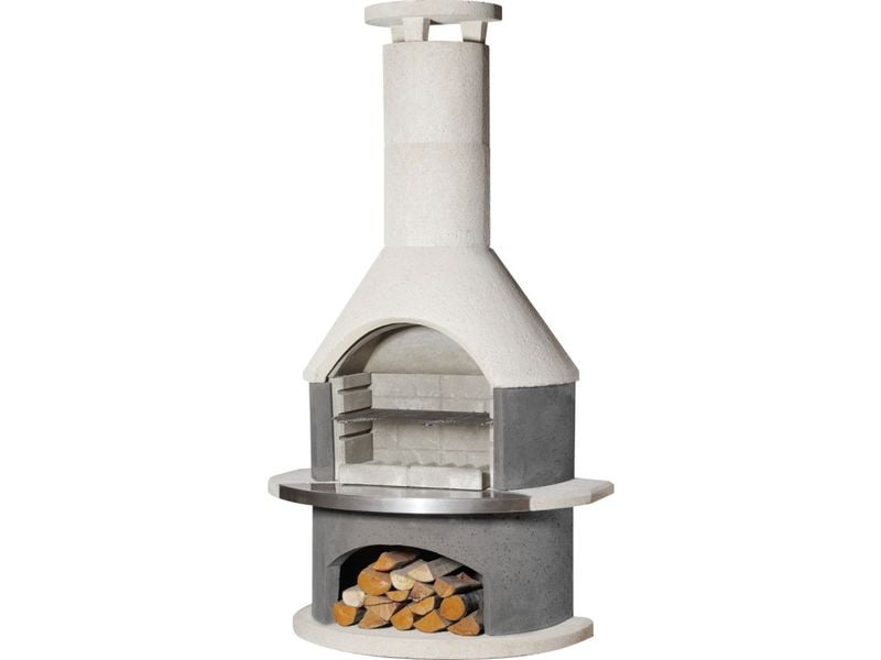 Buschbeck Wellington Grillkamin 115 x 70 x 208 cm Gartengrillkamin für eine gemütliche Atmosphäre