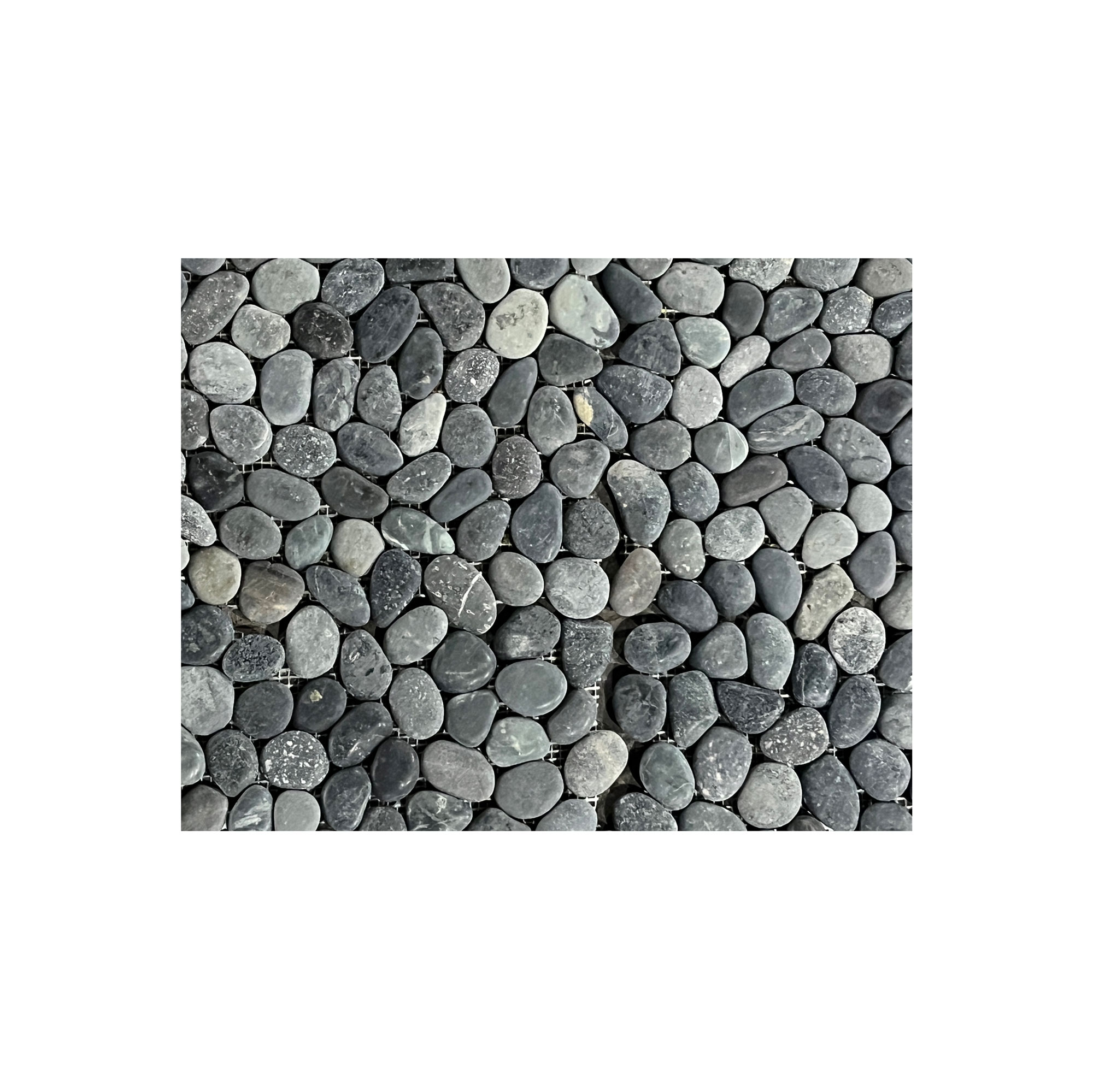 Naturkies Mosaik, dunkelgrau, 30,5 cm x 30,5 cm, 1 m² günstig bestellen