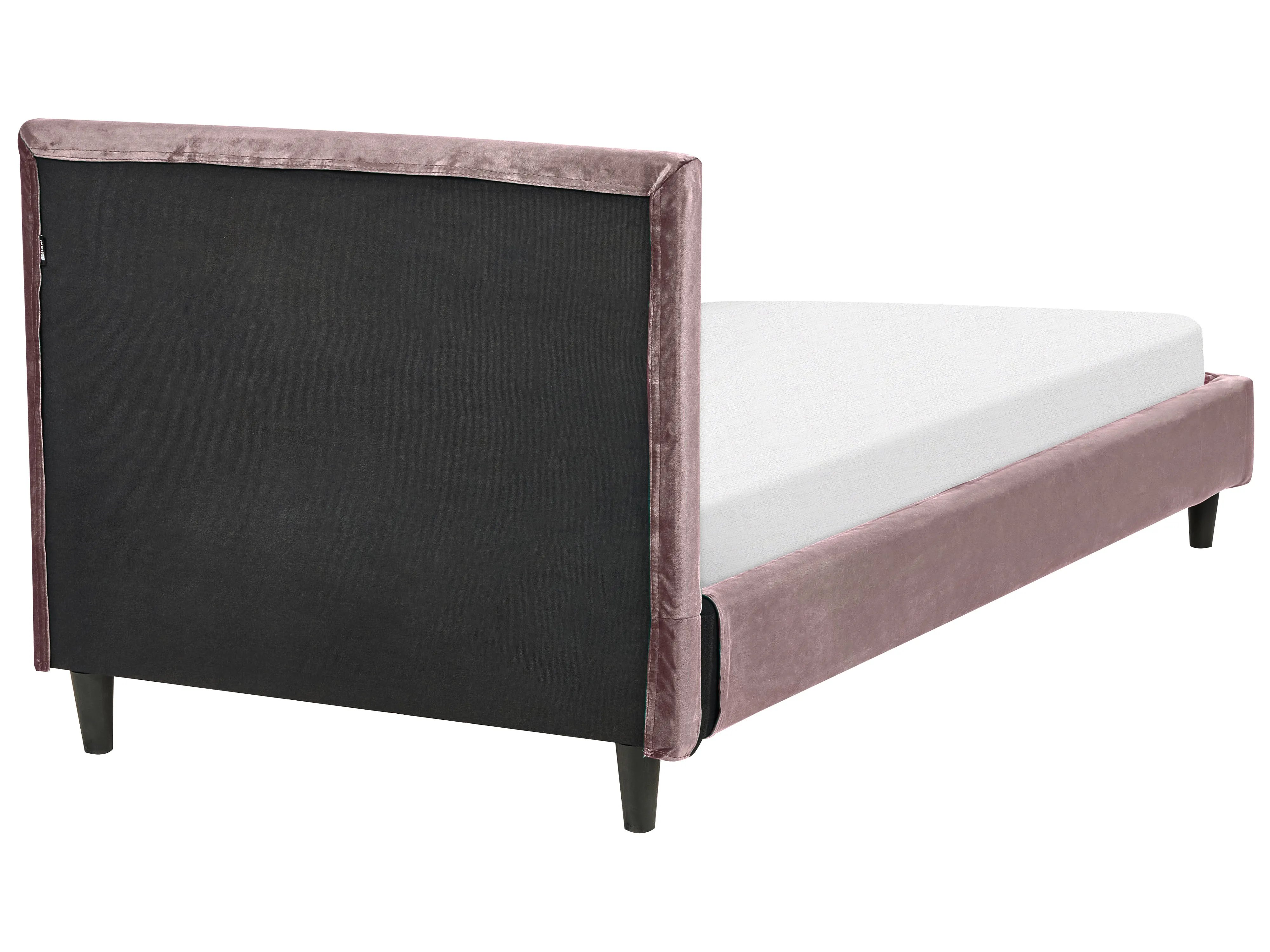 Bed Fluweel FITOU 90 x 200 cm Roze