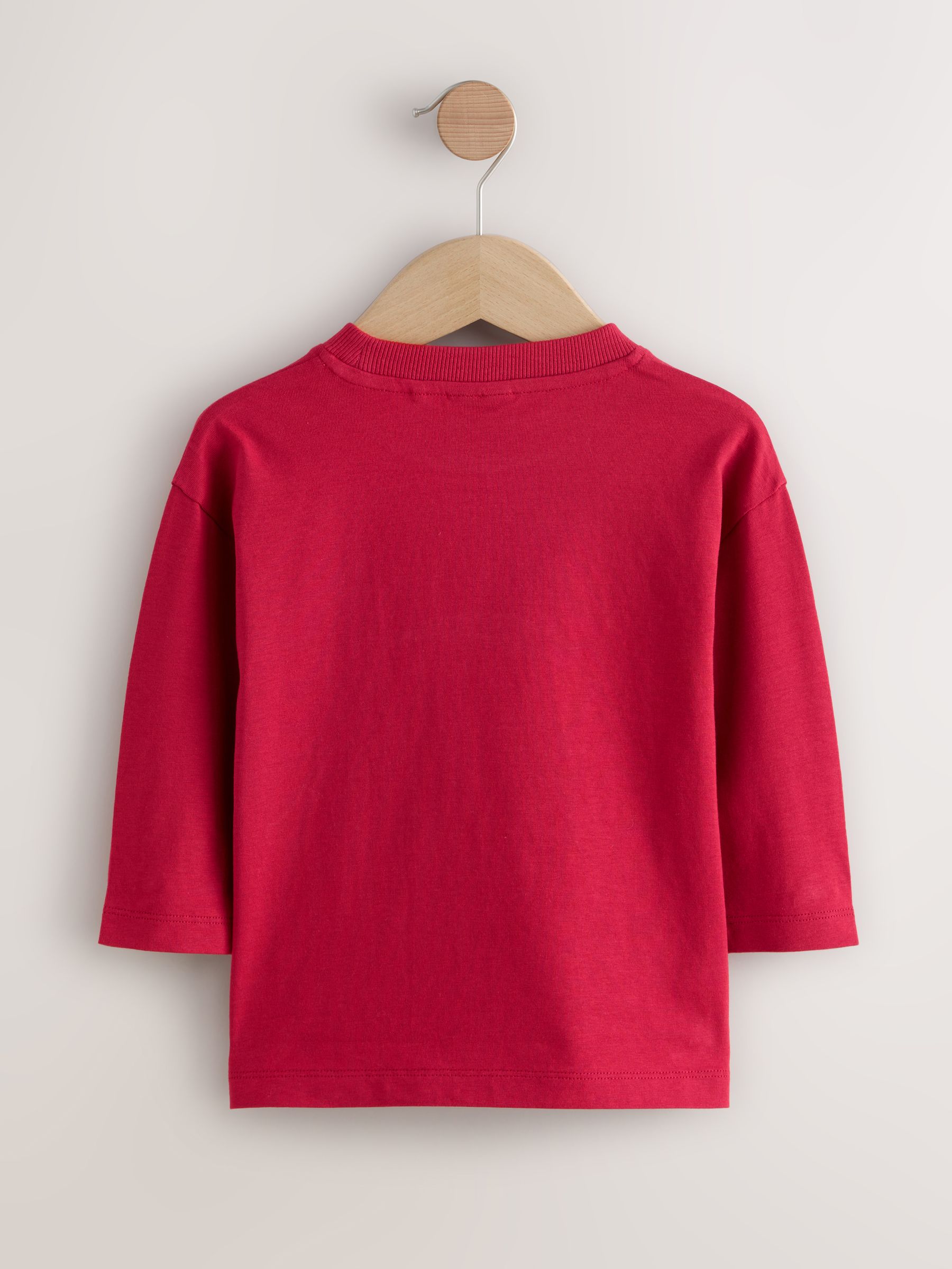 Rood Kerstmis - Bluey T-shirt met lange mouwen (3mnd-8jr)
