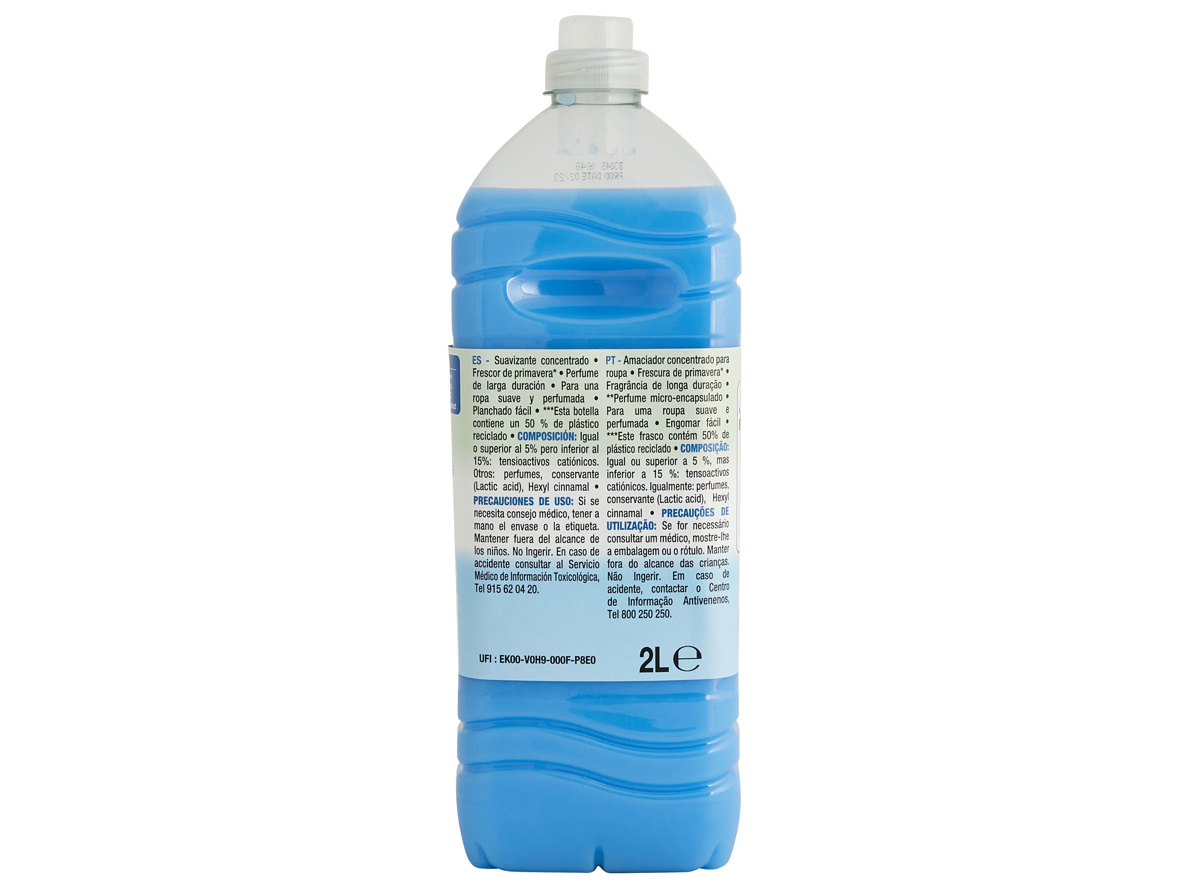 AMACIADOR CONCENTRADO AUCHAN FRESCURA PRIMAVERA 80 DOSES