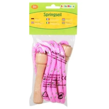 SpielMaus Springseil Holzgriff 250cm, sortiert