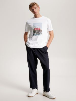 Camiseta com estampa de paisagem