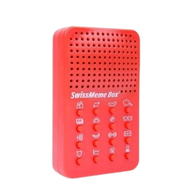 Lustige Sound Box mit Schweizer Meme Audios zum Abspielen Geschenkidee (136.00) - Rot