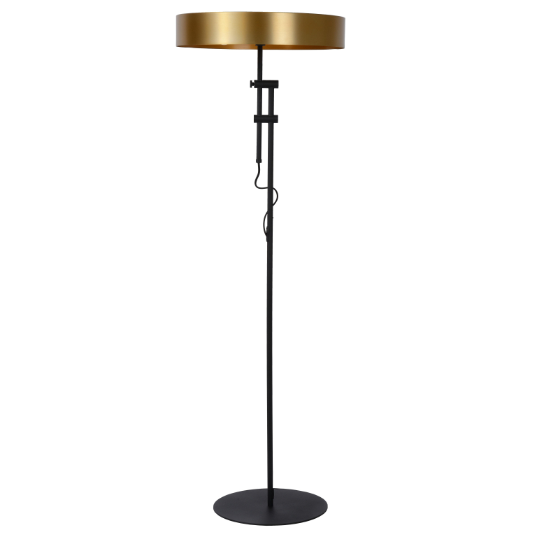 Lucide Giada vloerlamp messing