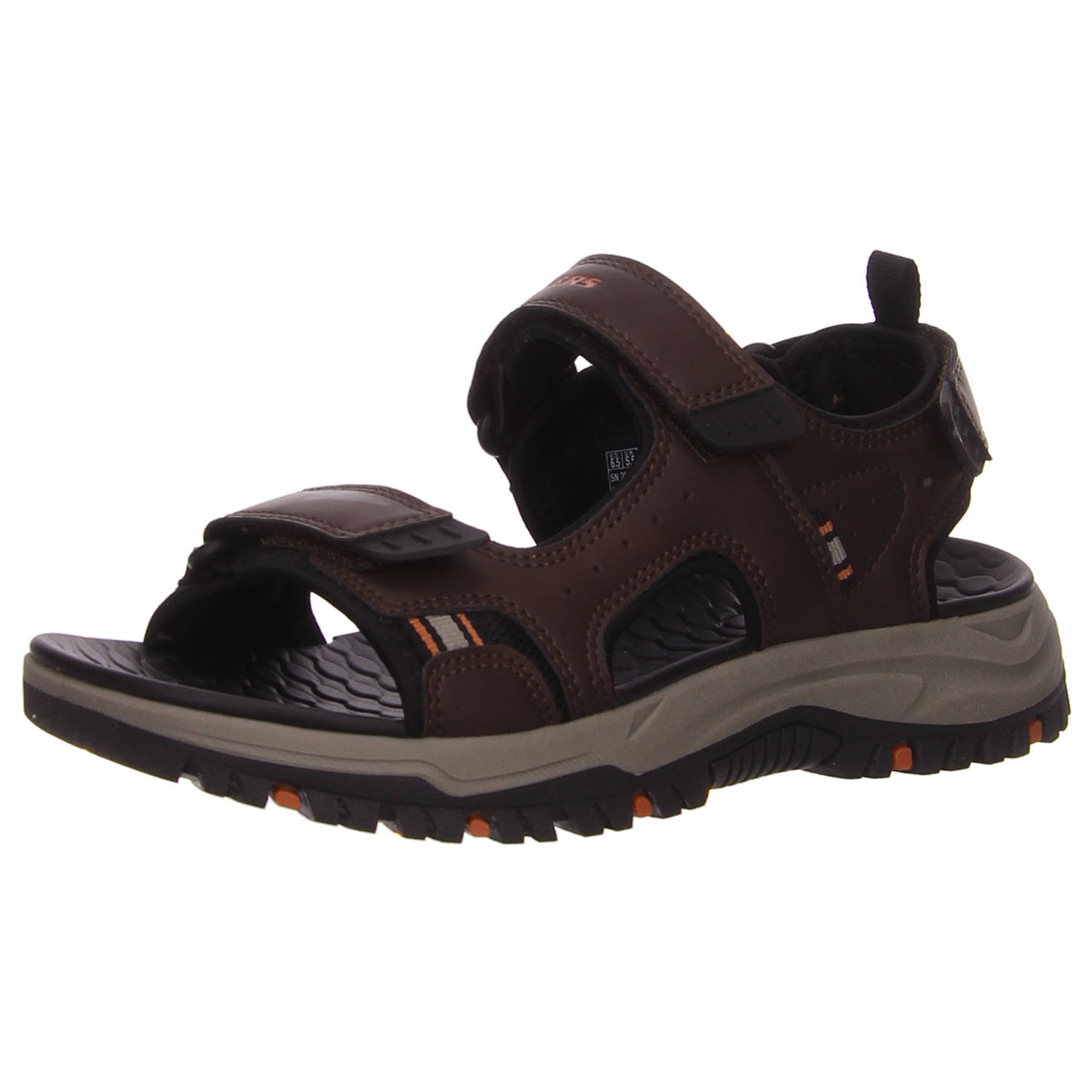 Skechers Herren Sandale braun grau