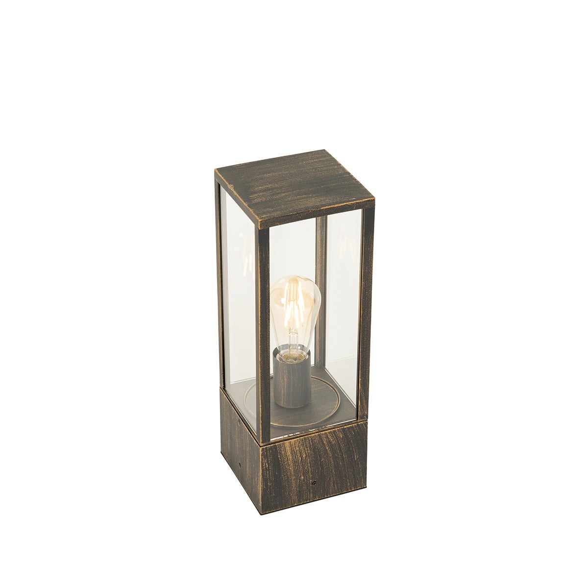 Vintage buitenvloerlamp, antiek goud, 40 cm, IP44 - Charlois