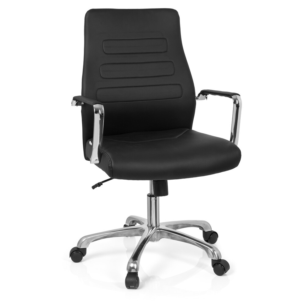 Profi Chefsessel TEWA Kunstleder mit Armlehnen hjh OFFICE
