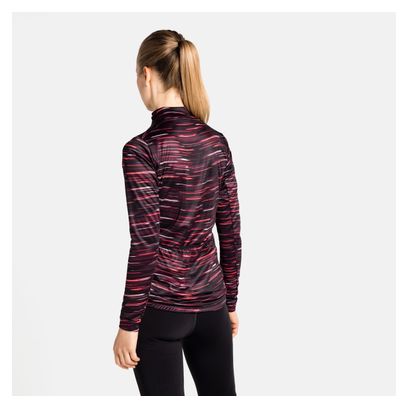 Veste Zippé Femme Odlo Zeroweight Ceramiwarm Rouge