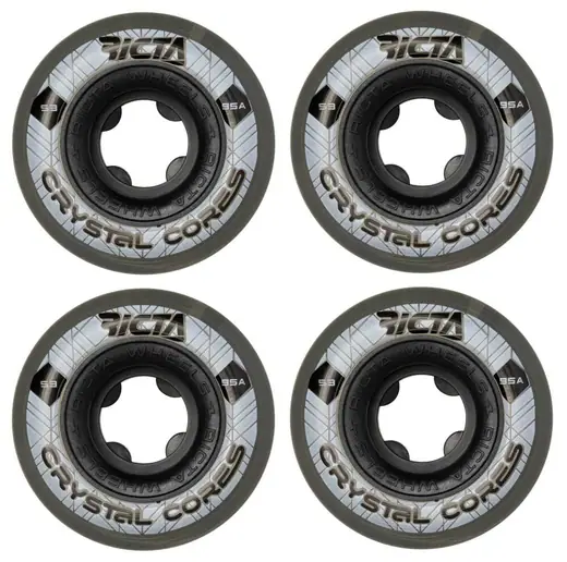 Ricta Crystal Cores 95A Skateboard Hjul 4-Pak | SkatePro