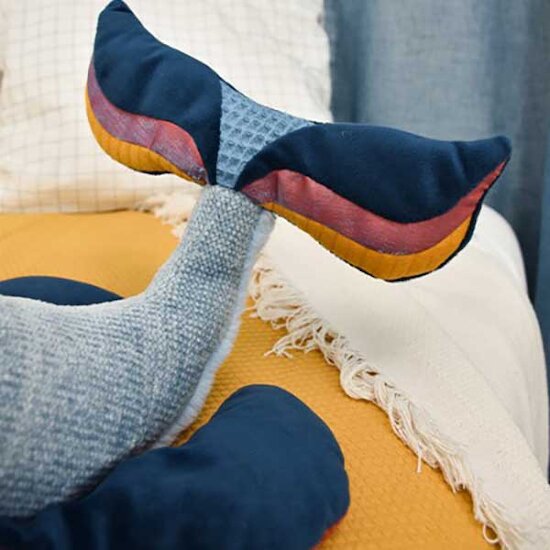 Peluche Baleine bleue   30 cm   de               Histoire d'ours