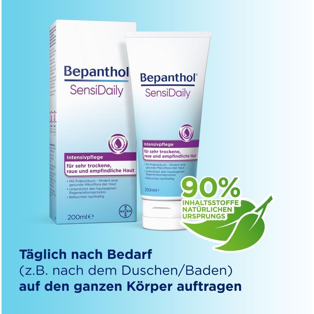 Bepanthol® SensiDaily Intensivpflege für sehr trockene, empfindliche Haut