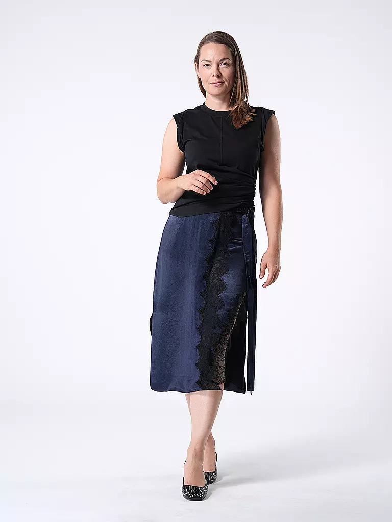 PHILLIP LIM Midikleid  schwarz