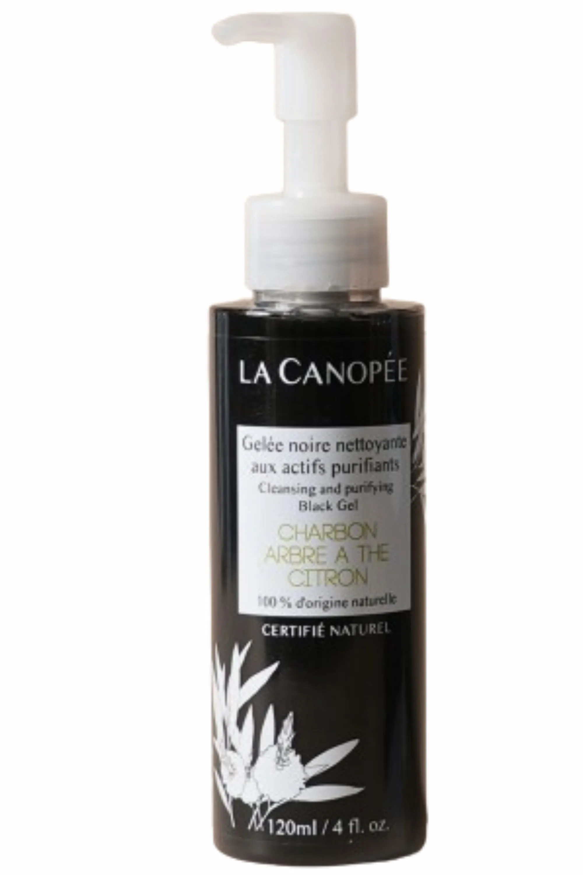 La Canopée Gelée noire nettoyante aux actifs purifiants rechargeable-120 ml
