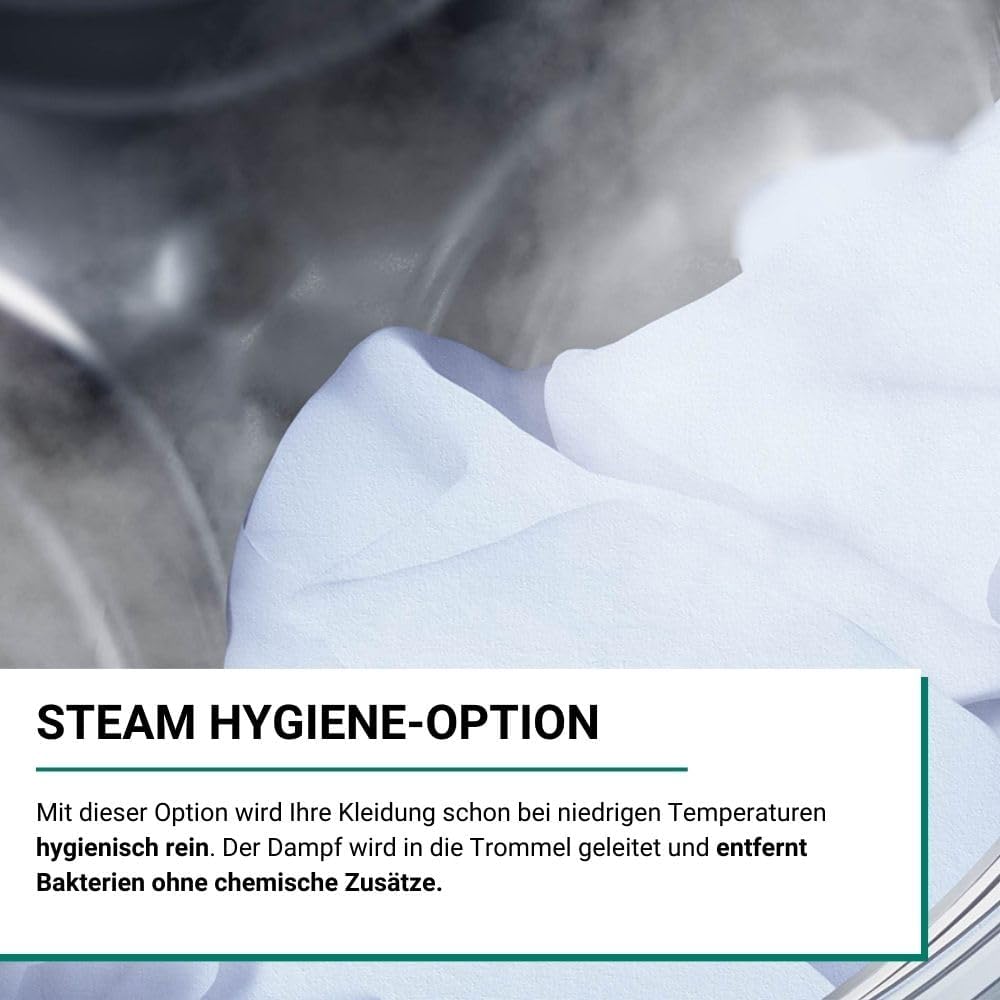 Bauknecht B6R 08E SILENCE DE Waschmaschine / 10kg / Frontlader/Supreme Silence/EEK A-20% / 1400 UpM/ZEN-Motor/Besonders leise Waschmaschine/Steam 3.0-3 Kraftvolle Dampftechnologien