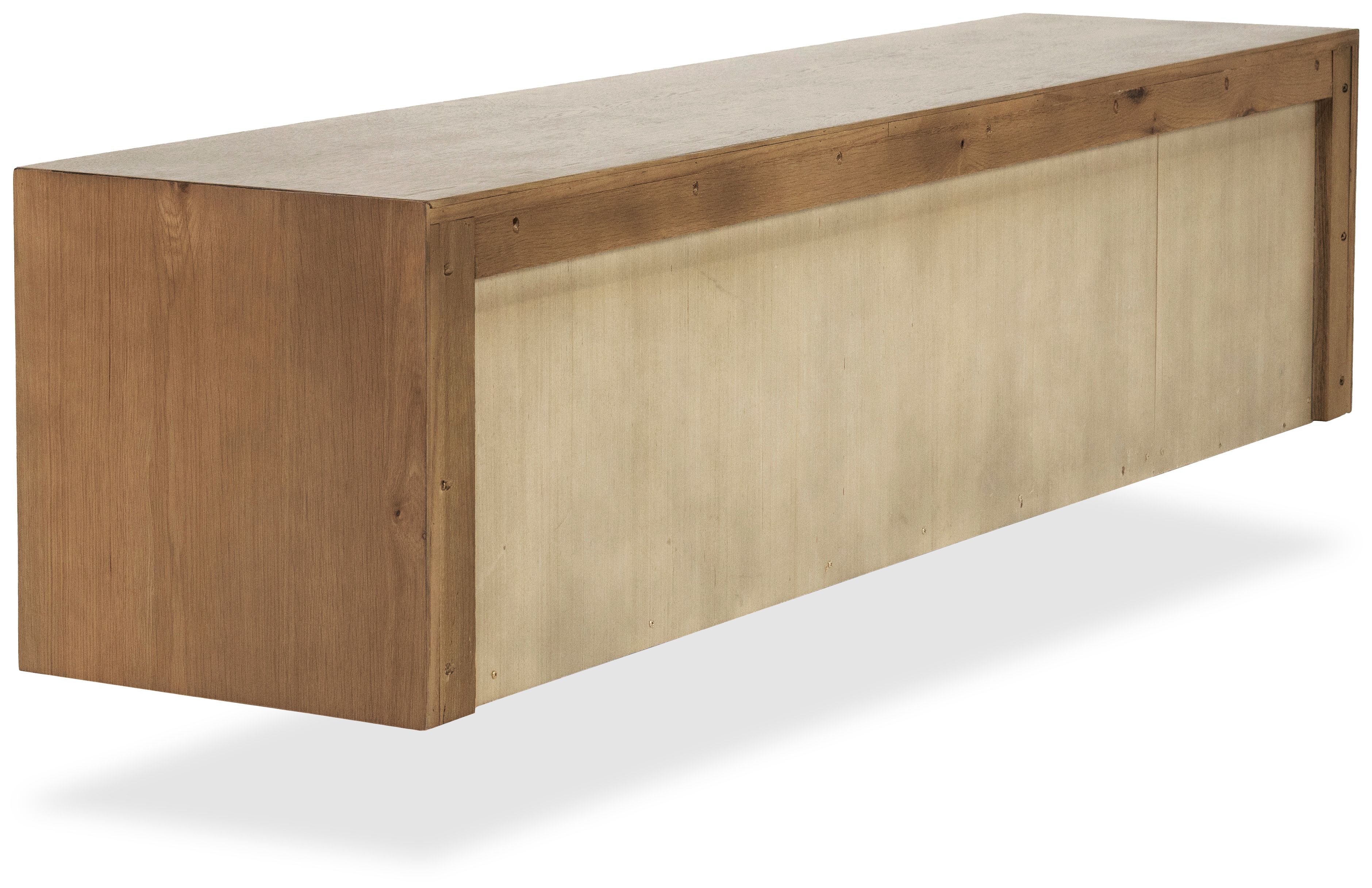 Hangend tv-meubel 96381 bruin Milo B180 x D42 x H43 cm