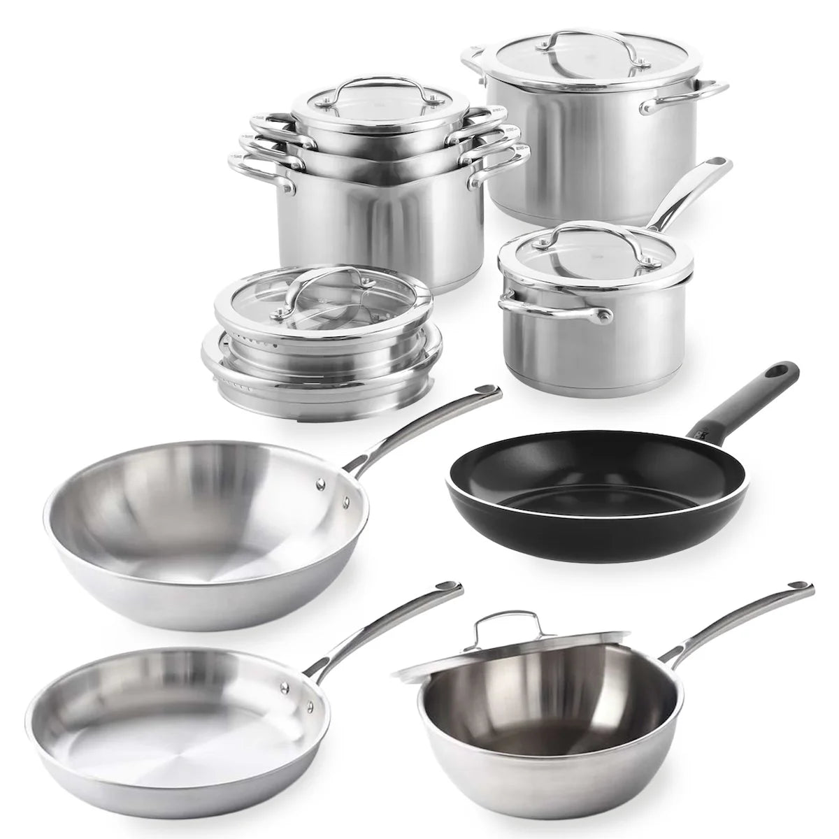 BK Twist pannenset 9-delig - met gratis panbeschermerset
