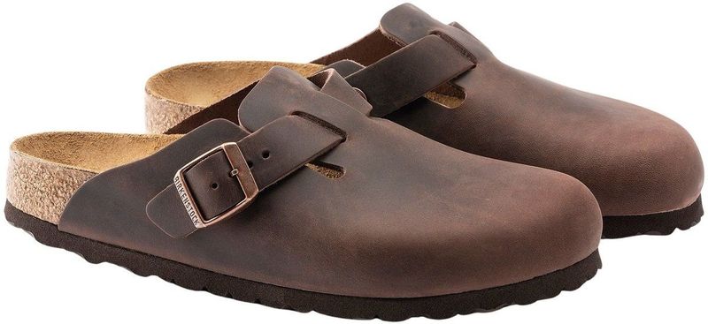 Birkenstock - Bosten BS - Heren Schoenen - Bruin - Leer