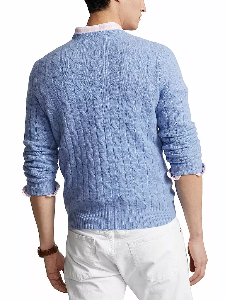 POLO RALPH LAUREN Kaschmirpullover hellblau