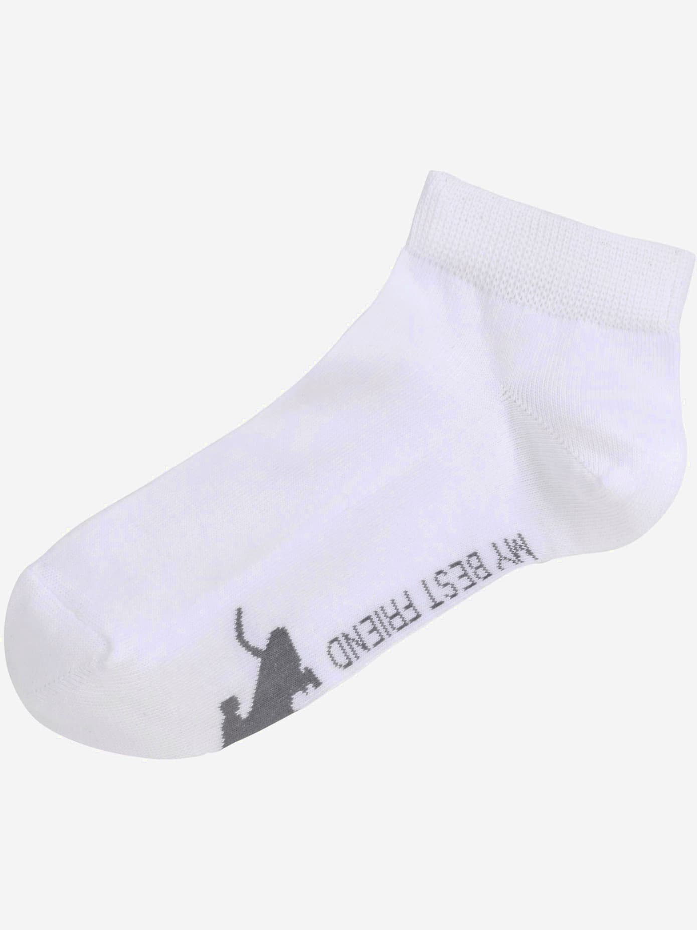 Socquettes motif de pattes doux sous la semelle