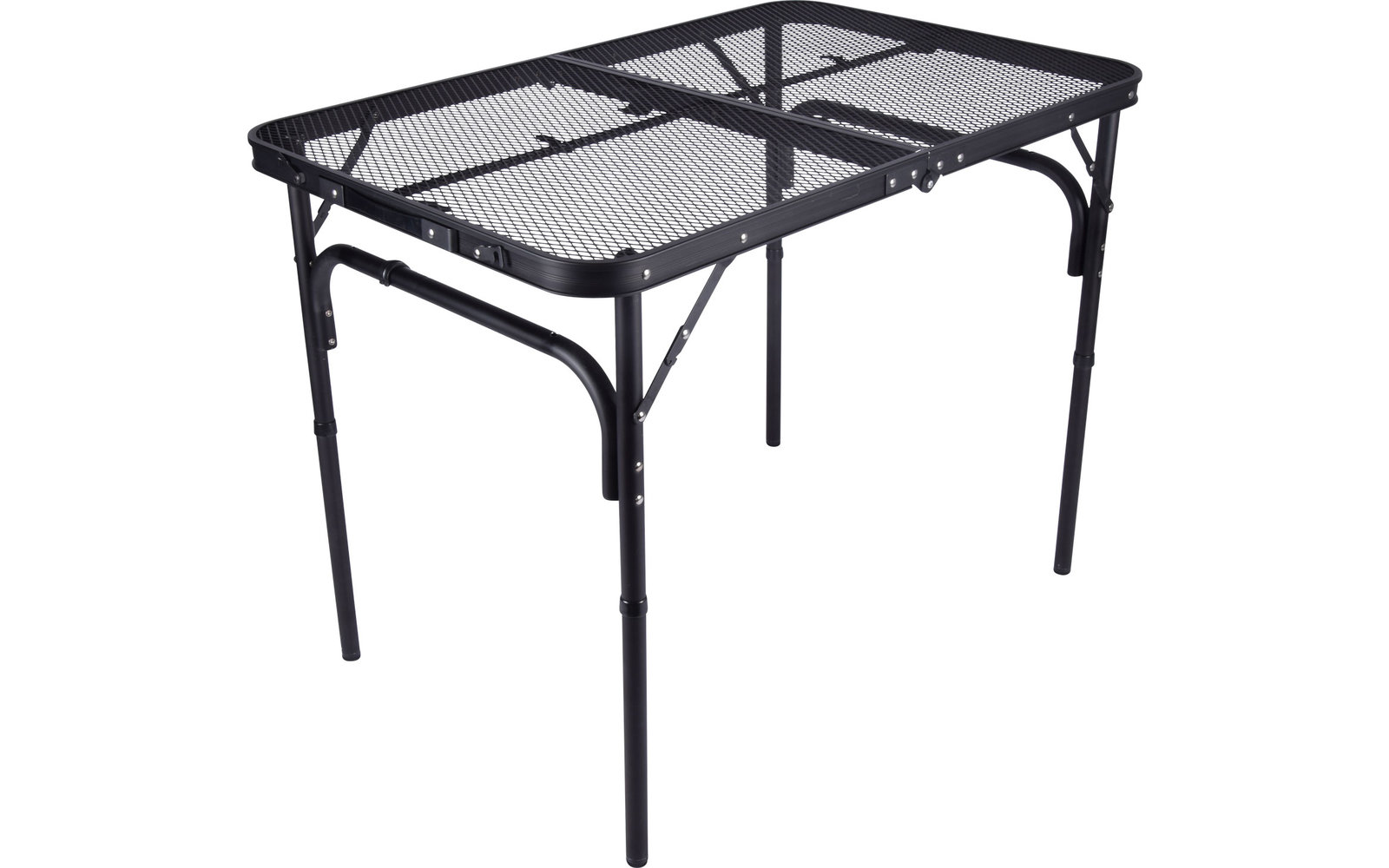 DEFA Aluminium Mesh Campingtisch 90 x 60 cm