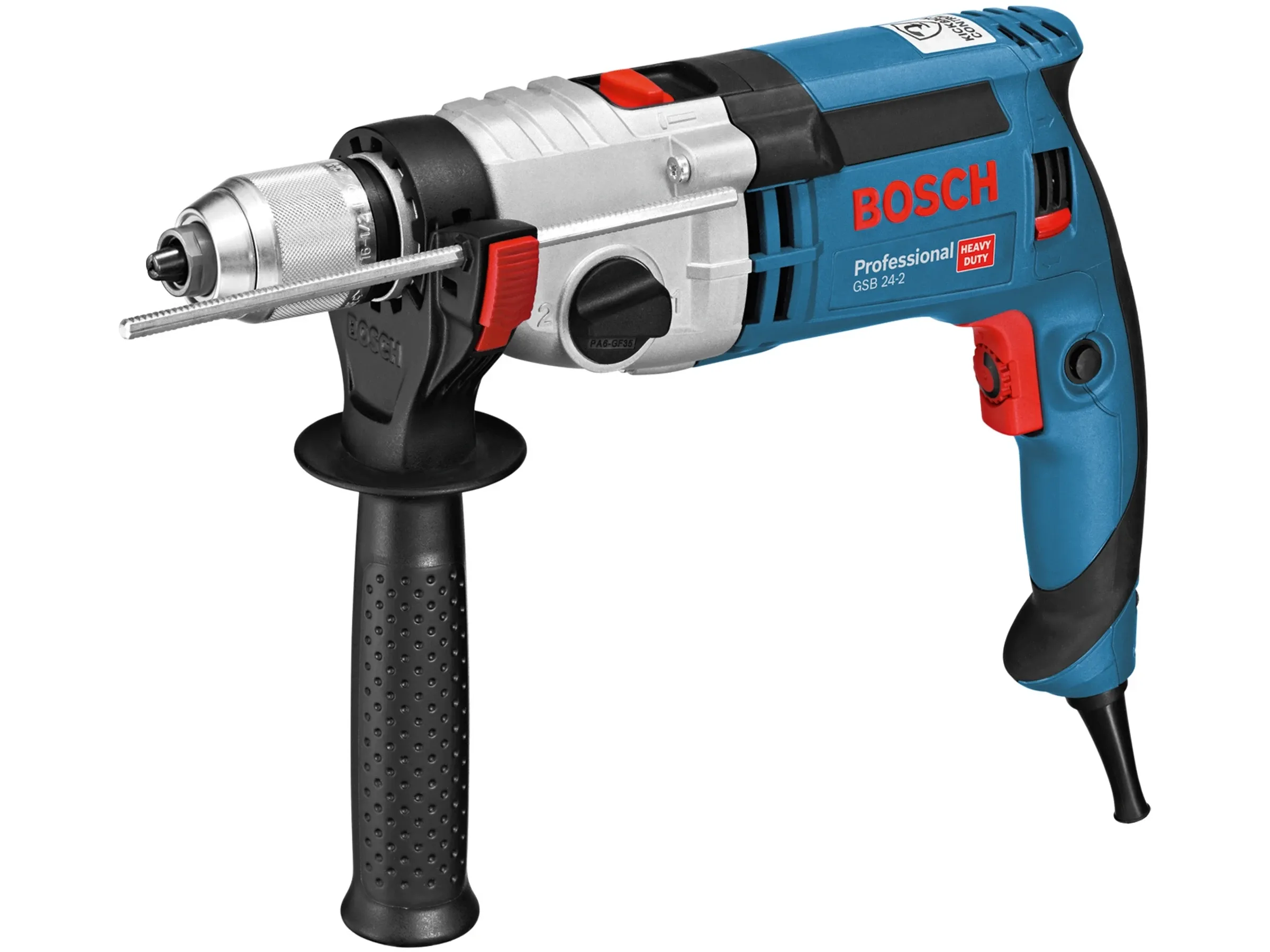 Bosch Professional Schlagbohrmaschine GSB 24-2 1.100 W, Tiefenanschlag & Koffer