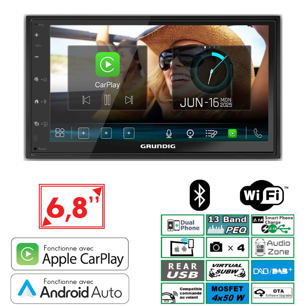 Station multimédia GRUNDIG GX-3920 pour DUCATO