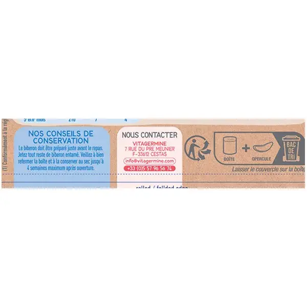 Babybio Lait Infantile Primea 1er Âge Bio 800g