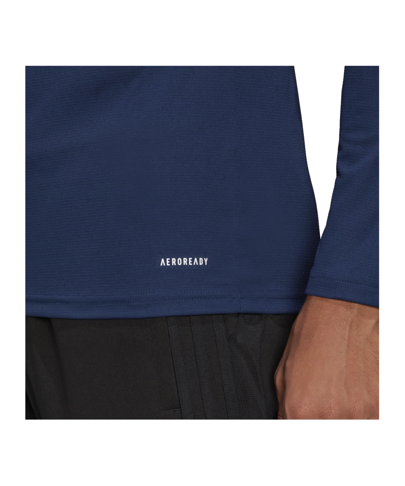 adidas Team Base Top langarm Blau
