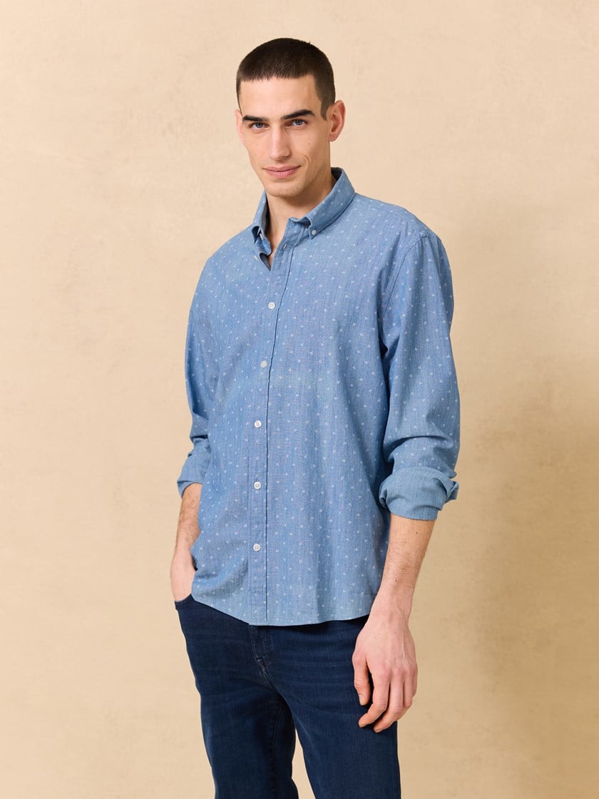 Andre skjorte - Regular fit Blue Blizzard