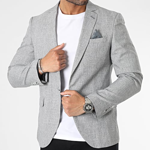 Veste Blazer CK-062 Gris Chiné