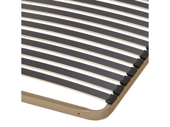 Sommier à lattes + pieds 80x190 C224 - 24 lattes bois - Fabrication française