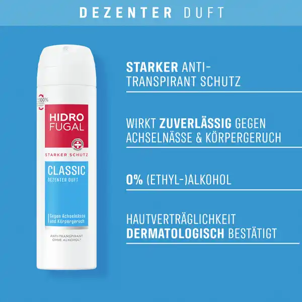 Classic Dezenter Duft Anti-Transpirant Spray