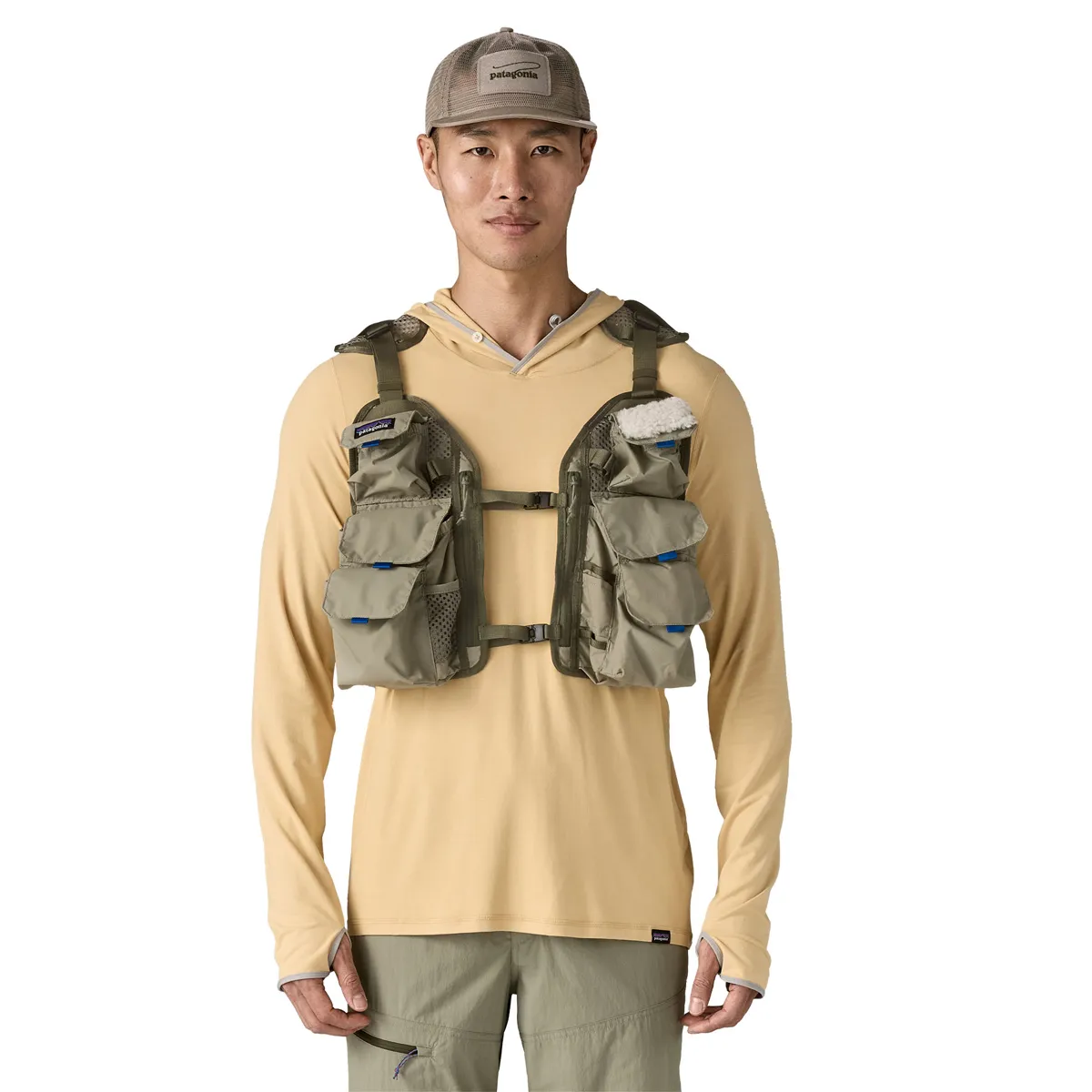 Patagonia Stealth Convertible Vest River Rock Green