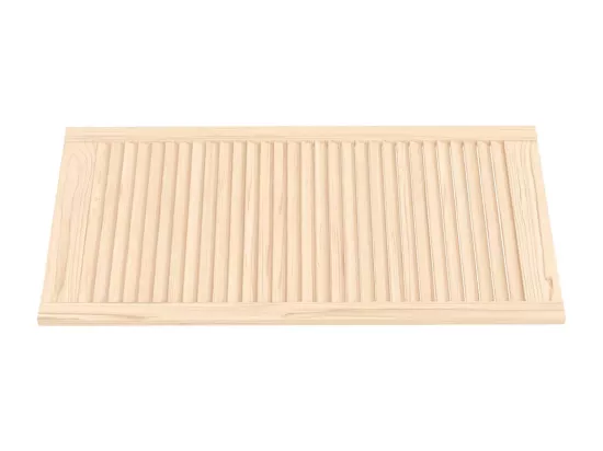 Portes d'armoire à persiennes 2 pcs 99,3x49,4 cm pin massif